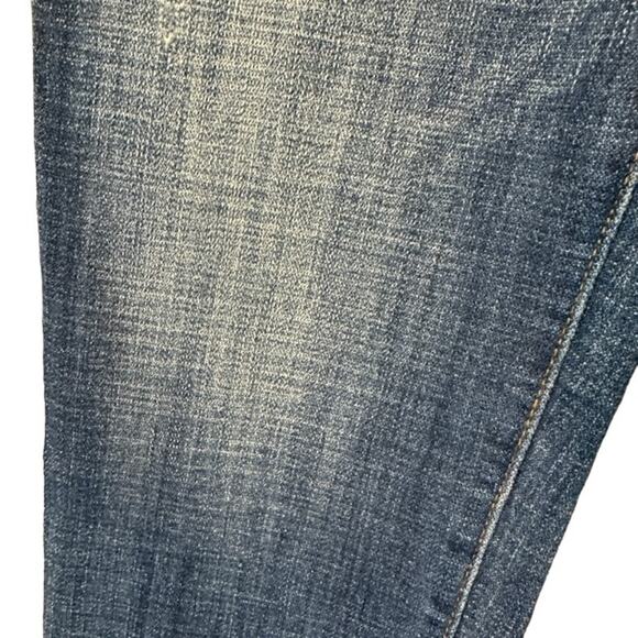 Kut From The Kloth Blue Lauren Crop Straight Leg Denim Jeans Women Sz 6 - Picture 6 of 9